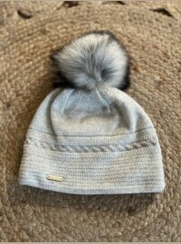 Bonnet Gabrielle gris clair