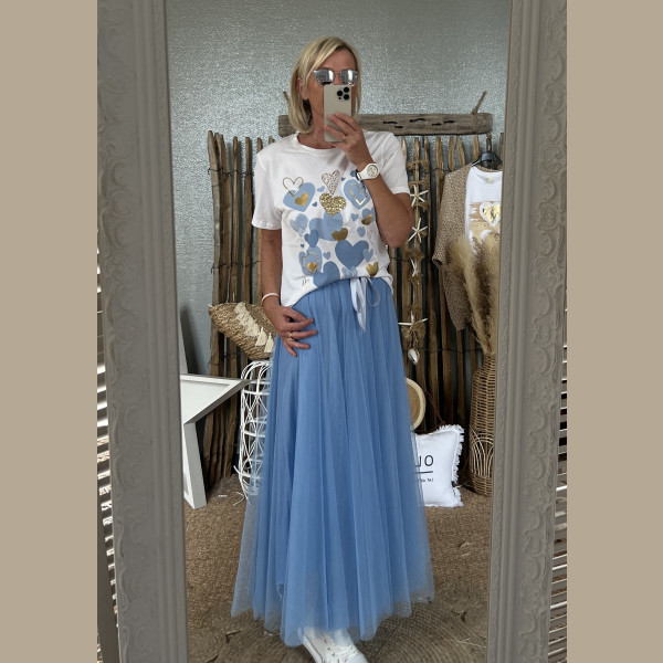 Jupe en tulle clearance bleu