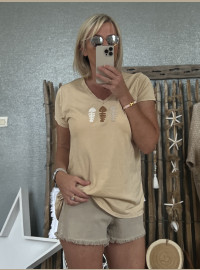 Tshirt CDS caramel