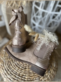 Bottines  CDS beige