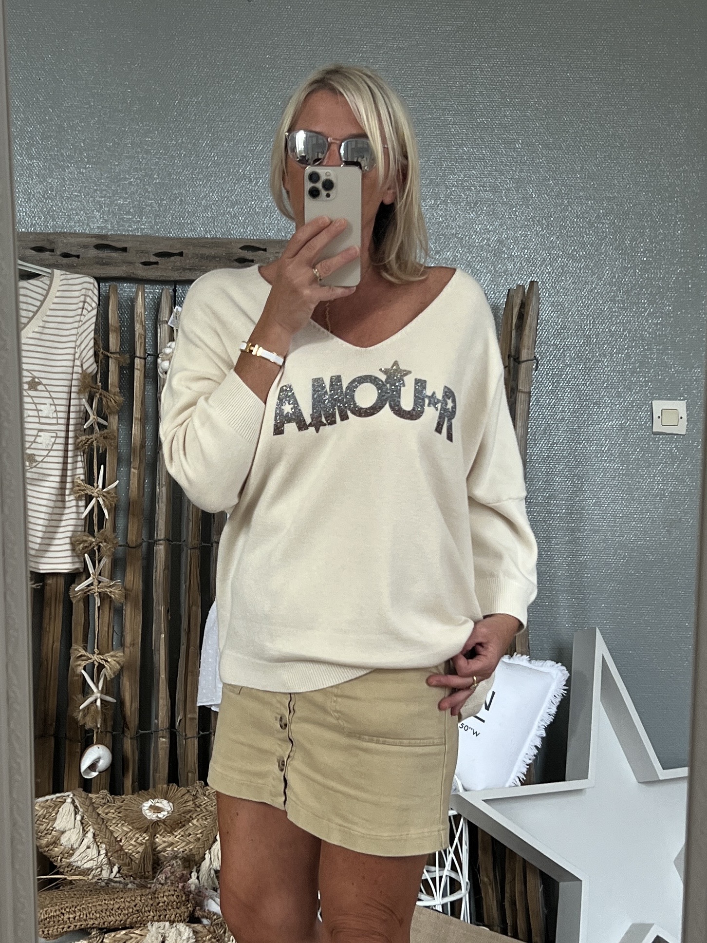 Pull online amour femme
