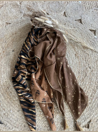 Echarpe Patch choco