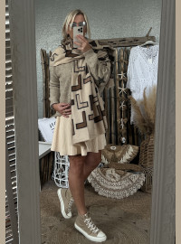 Echarpe CDS beige