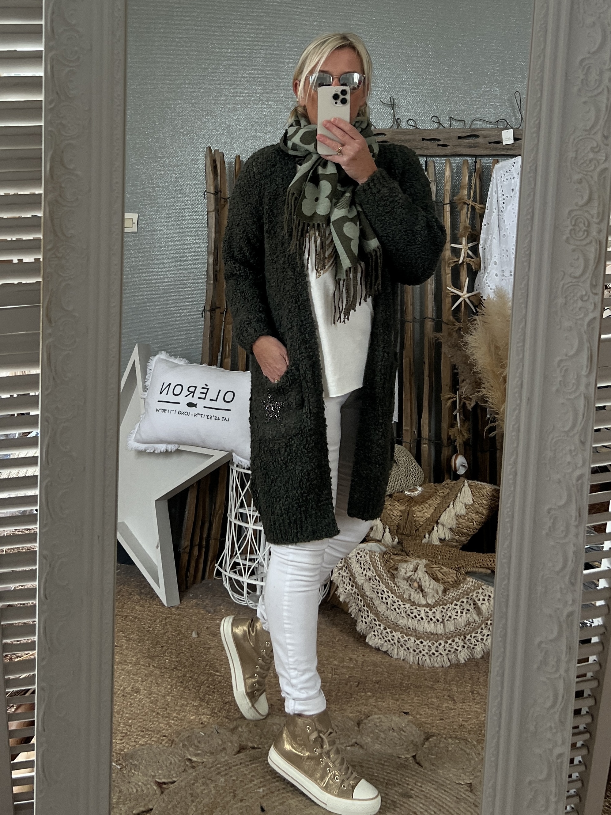 Gilet kaki femme deals