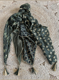 Echarpe Patch kaki