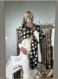 Châle CDS noir  lurex