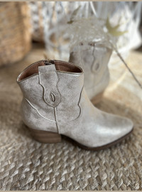 Bottines  CDS dorées
