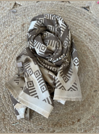 Echarpe CDS beige