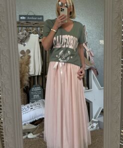 Jupe tulle rose