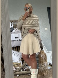 Echarpe CDS beige