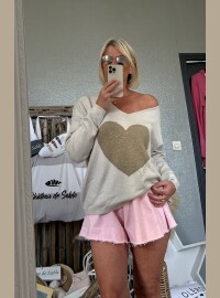 Pull CDS love beige