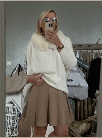 Pull CDS oversize blanc