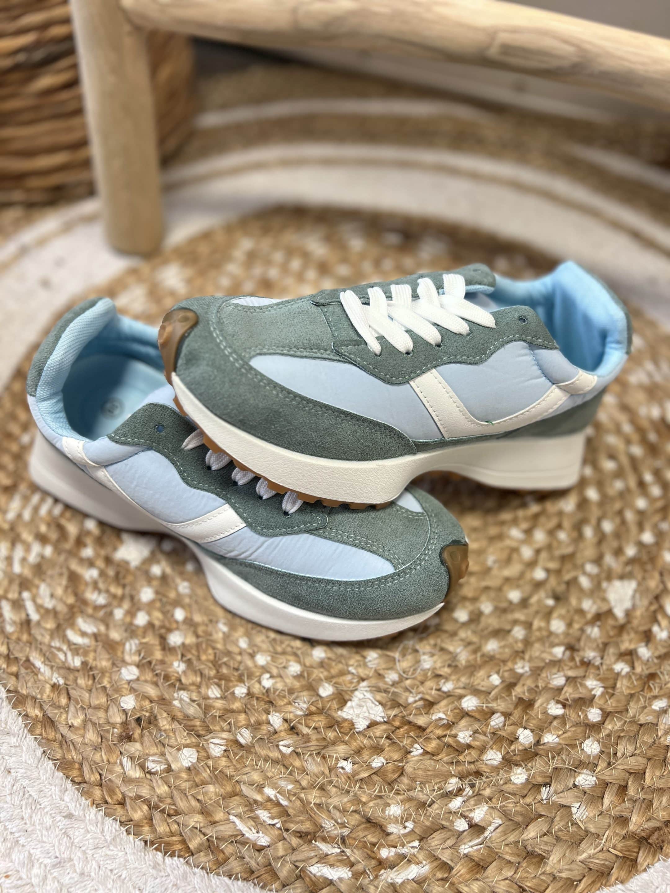 Basket CDS bleu clair Au Château De Sable Boutique en ligne pour femme