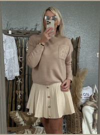 Pull CDS Love taupe