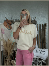 Pull ohlala écru