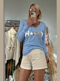 Pull Happy bleu