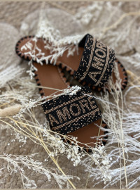 Sandale Amore noire