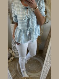 Tunique CDS Vichy bleu