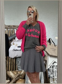 Gilet CDS rose