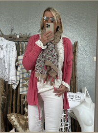 Gilet CDS framboise