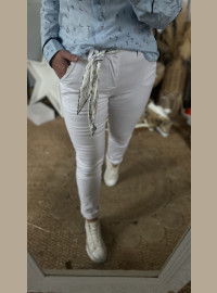 Pantalon chino blanc