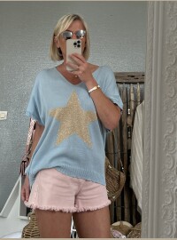 Pull star oversize  baby blue