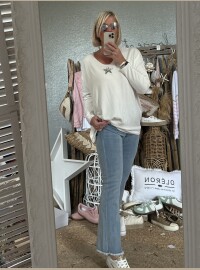 Bootcut frange jean
