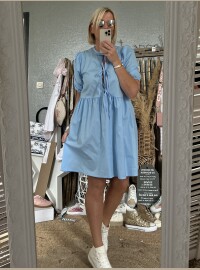 Robe noeuds bleu