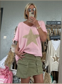 Pull star oversize  rose baby