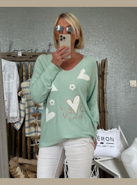 Pull love céladon