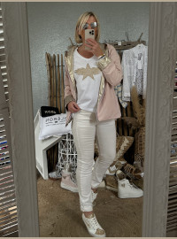 Blouson rose gold reversible