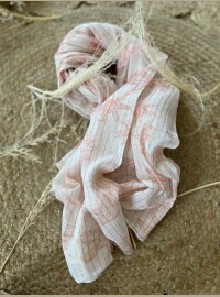 Echarpe cds rose lurex