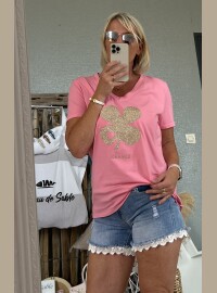 T-shirt chance rose bonbon