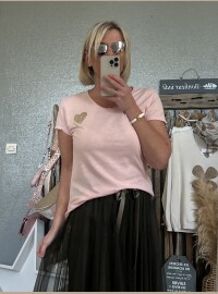 T-shirt mini love rose baby