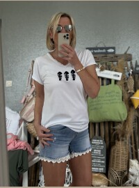 T-shirt CDS blanc marine
