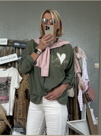 Chemise Love kaki