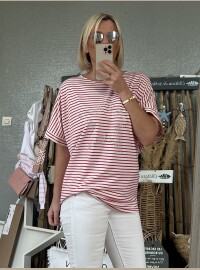 Marinière oversize 40/46 Fushia