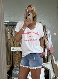 T-shirt Melle en vacances