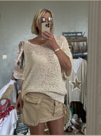 Pull maille oversize