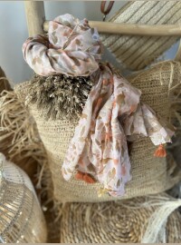Echarpe cds beige