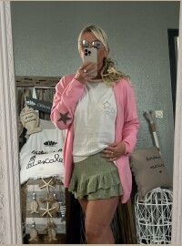Gilet rose star