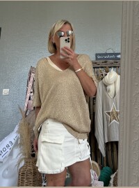 Pull oversize étoile fluo