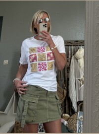 T-shirt cds rose