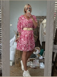 Robe oversize Fushia