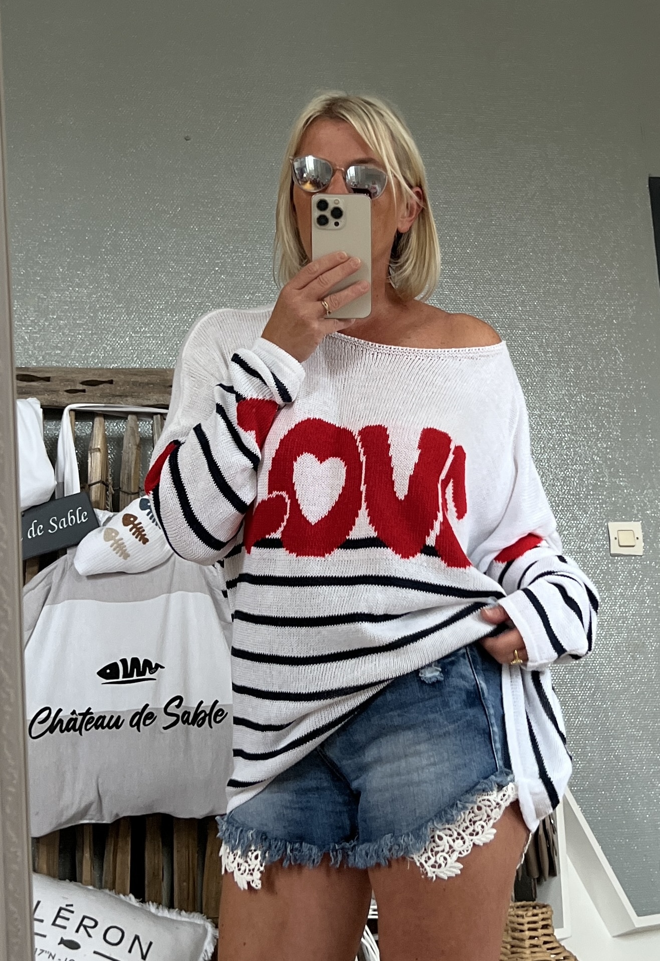 Pull mariniere love best sale