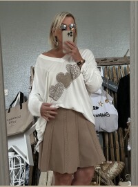 Tunique  cœurs oversize