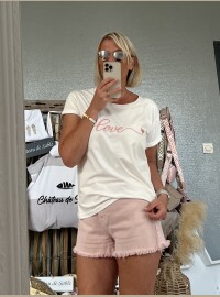 T-shirt love rose