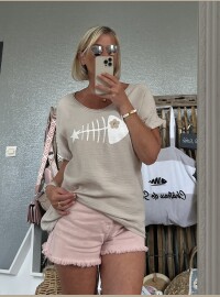 Top fish cds beige