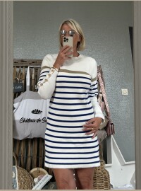 Robe IO bleu royal