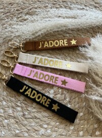 Porte clé J’adore